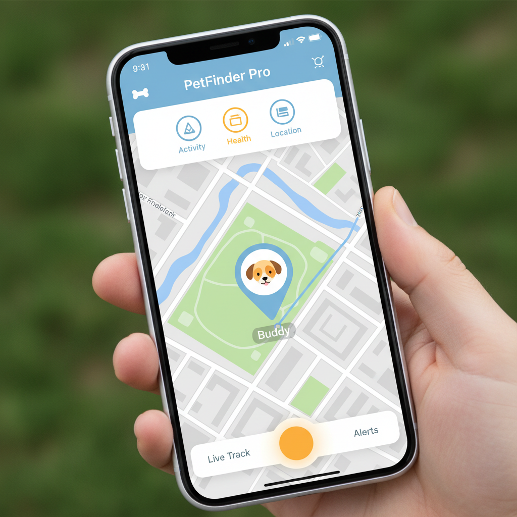GPS Halsband für Hunde – Echtzeit-Tracking & Sicherheit 📍