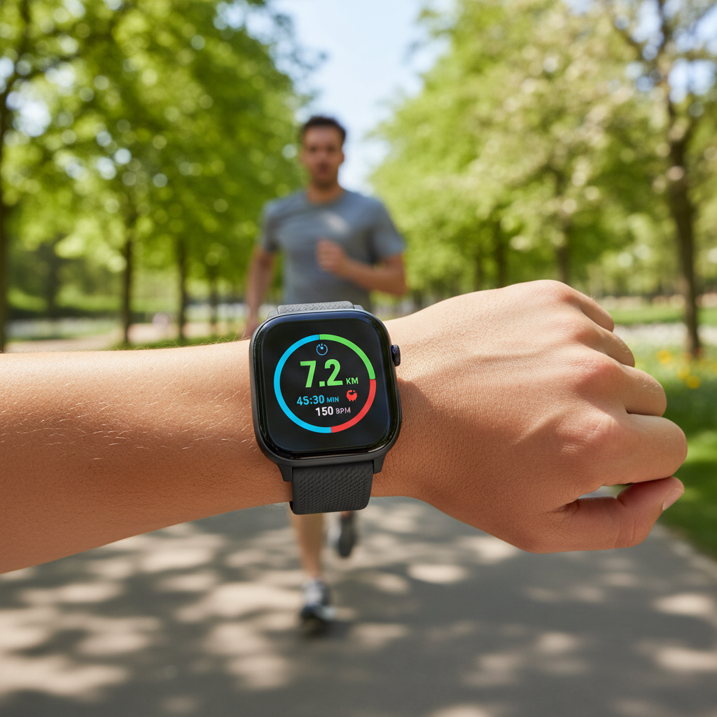 Smartwatch Fitness Tracker - Herzfrequenz & Schlafüberwachung