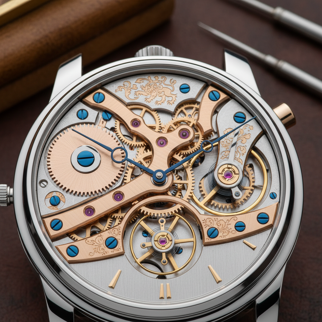 Moderne Wanduhr