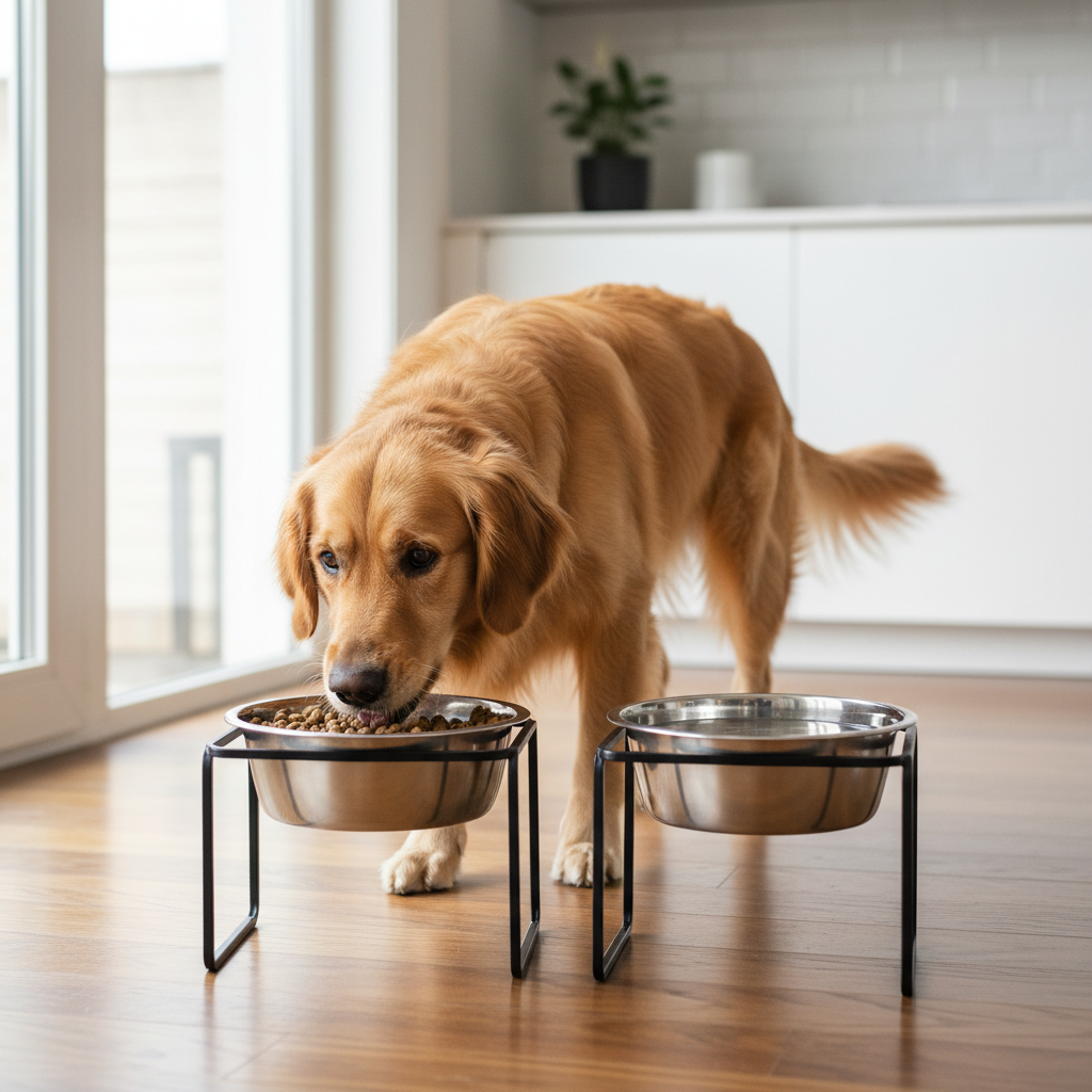 Premium Edelstahl Futter- & Wassernapf Set für Hunde & Katzen