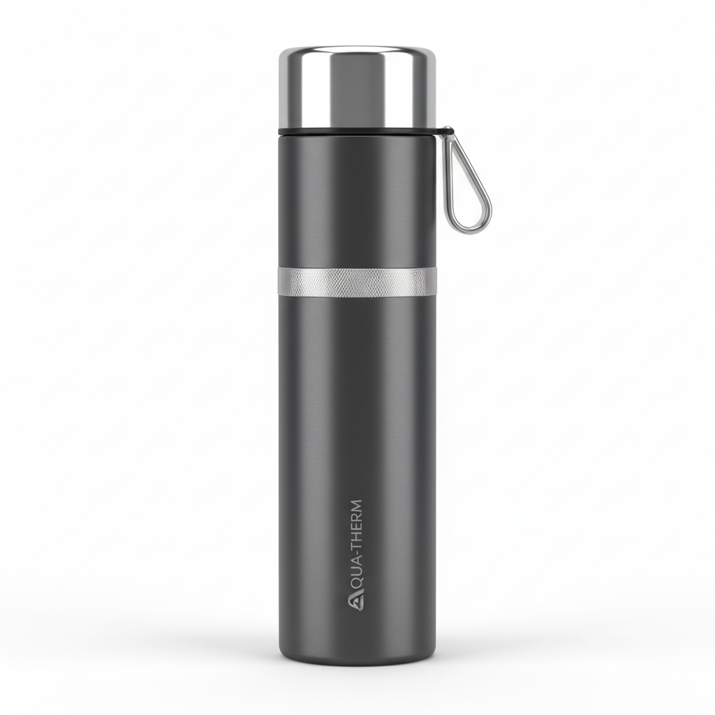 Isolierte Edelstahl Trinkflasche 750ml - 24h Kalt, 12h Heiß