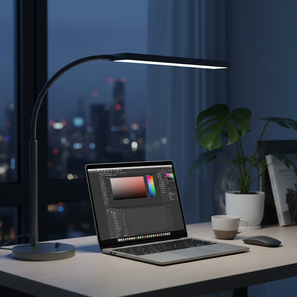 LED Schreibtischlampe dimmbar - Touch & USB Ladeport