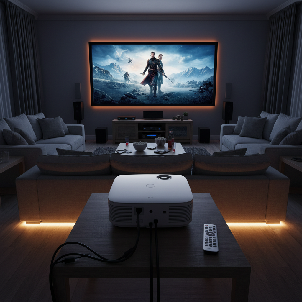 Beamer 4K Heimkino Projektor Full HD Premium