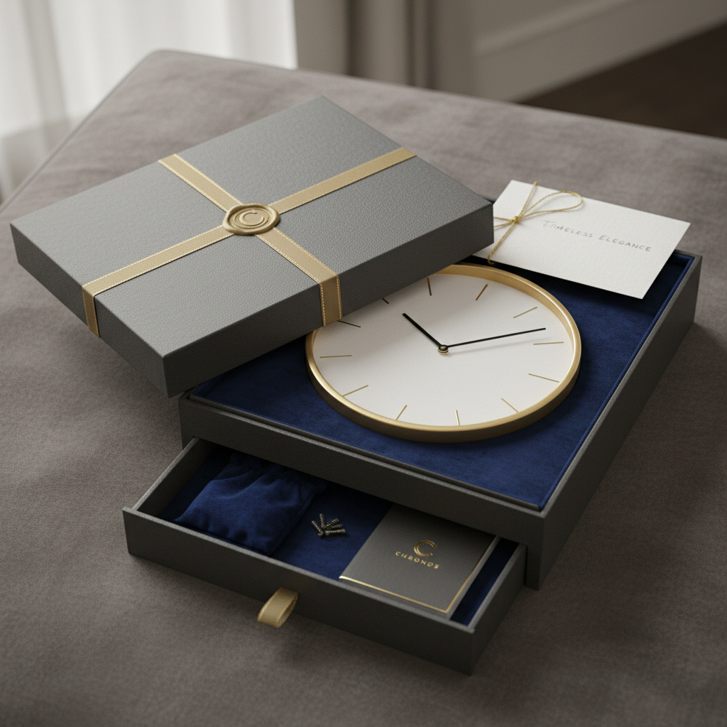 Moderne Wanduhr