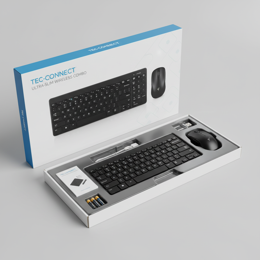 Tastatur Maus Set Kabellos - 2.4GHz Wireless