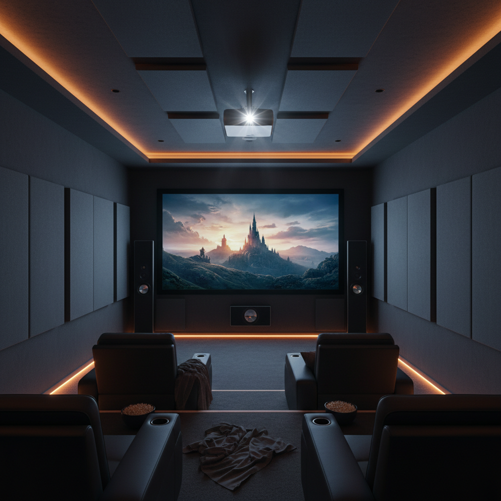Beamer 4K Heimkino Projektor Full HD Premium